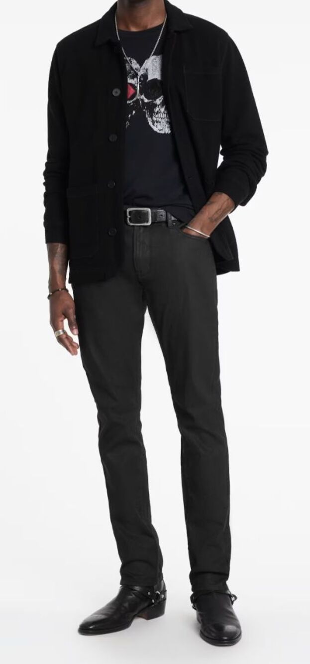 John Varvatos JV702 Slim Black Jean 36 x 34